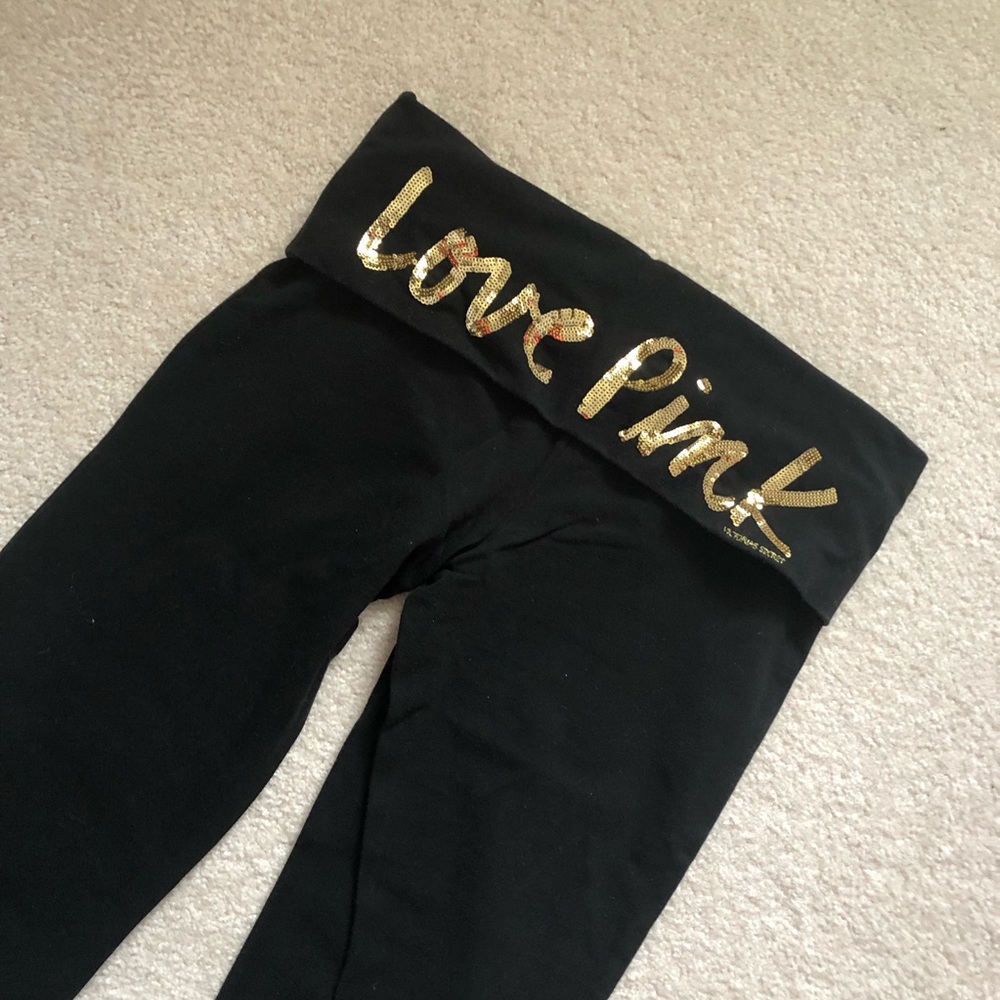 VS PINK Sequin Yoga Pants